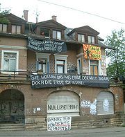 Besetztes Haus in Stuttgart (2005)